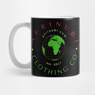 Afrinubi Clothing Company Logo - Rastafari Colors Mug